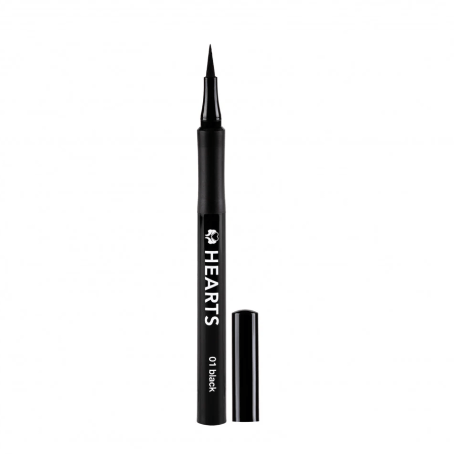 Hearts liquid black eye pencil waterproof 01