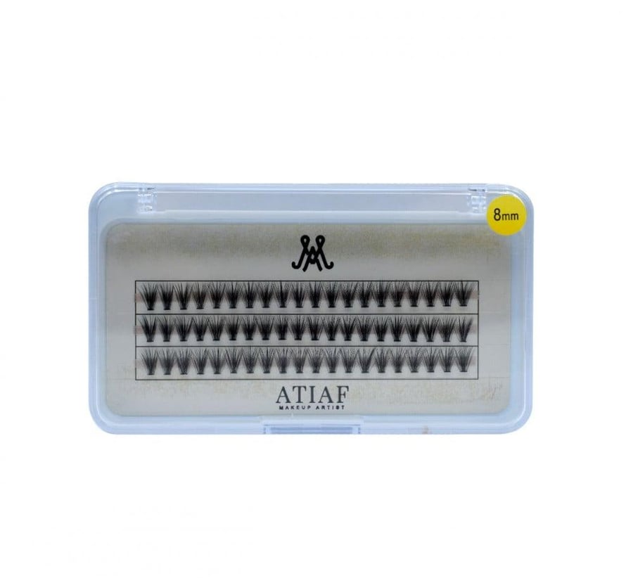 Natural lash fibers black 8mm