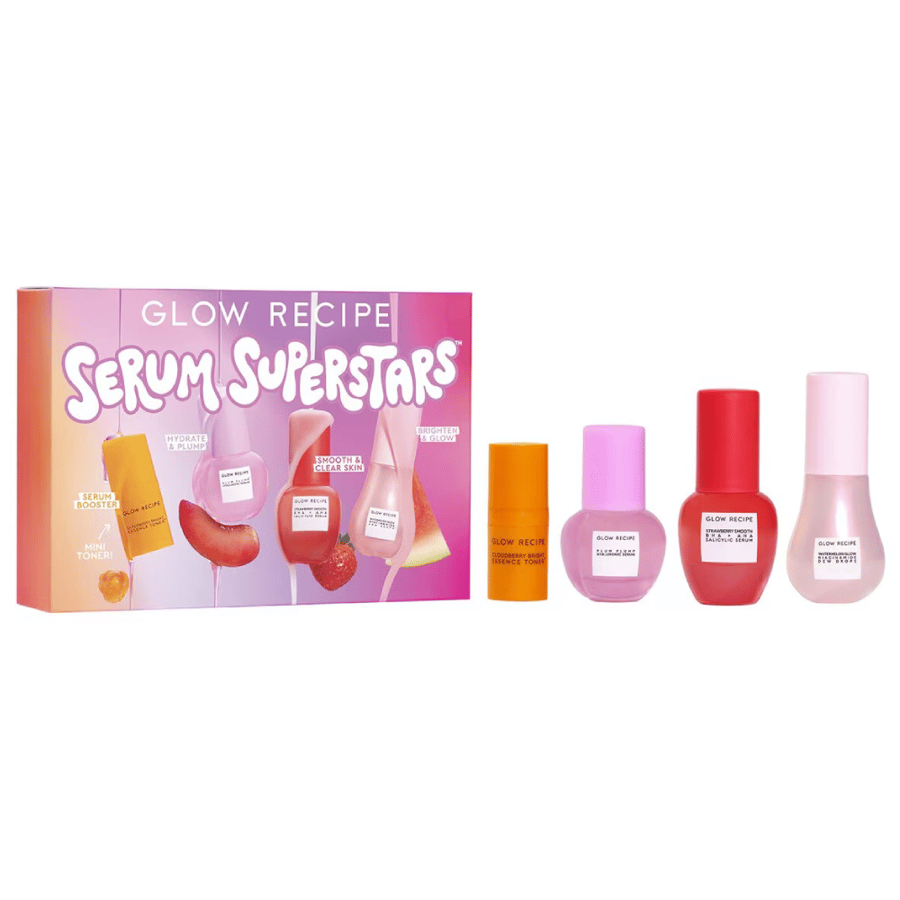 Jalo Recipe Superstars Serum Set for Skincare 4 pieces