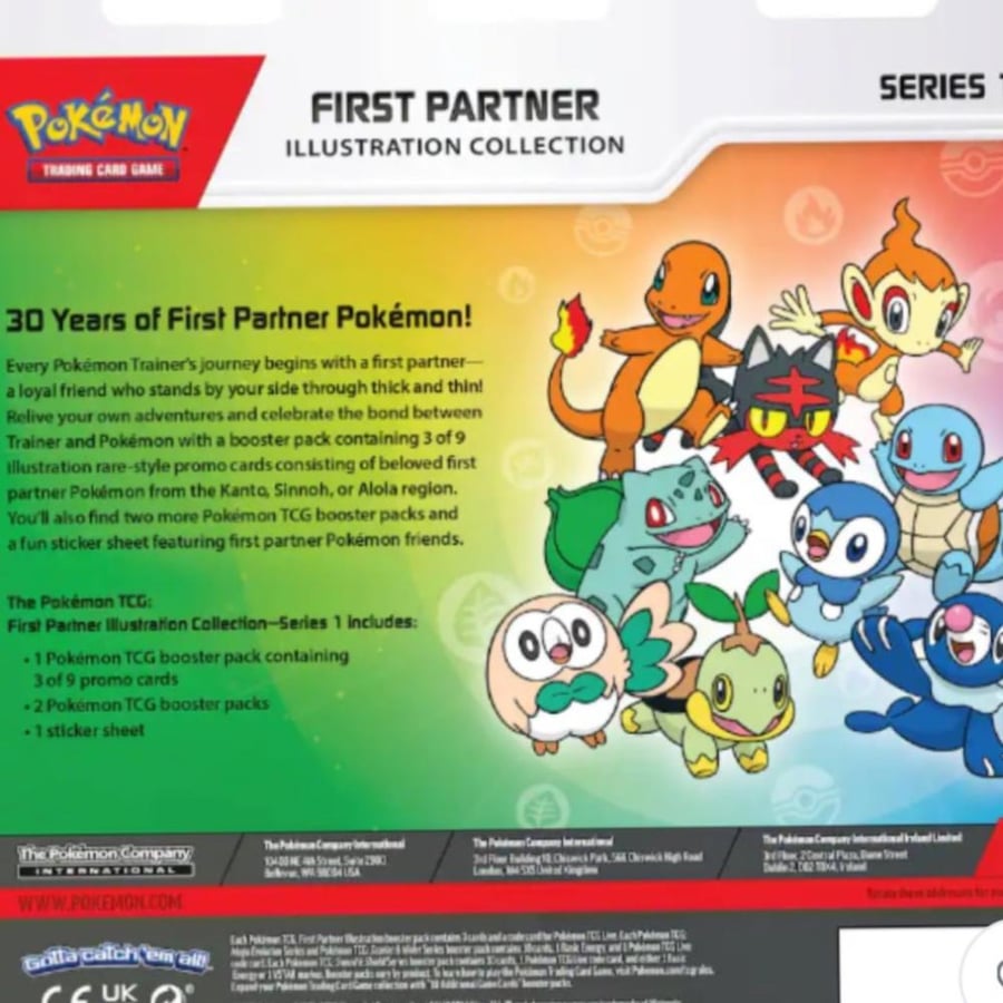 Pokémon TCG- First Partner Illustration Collection—Series 1
