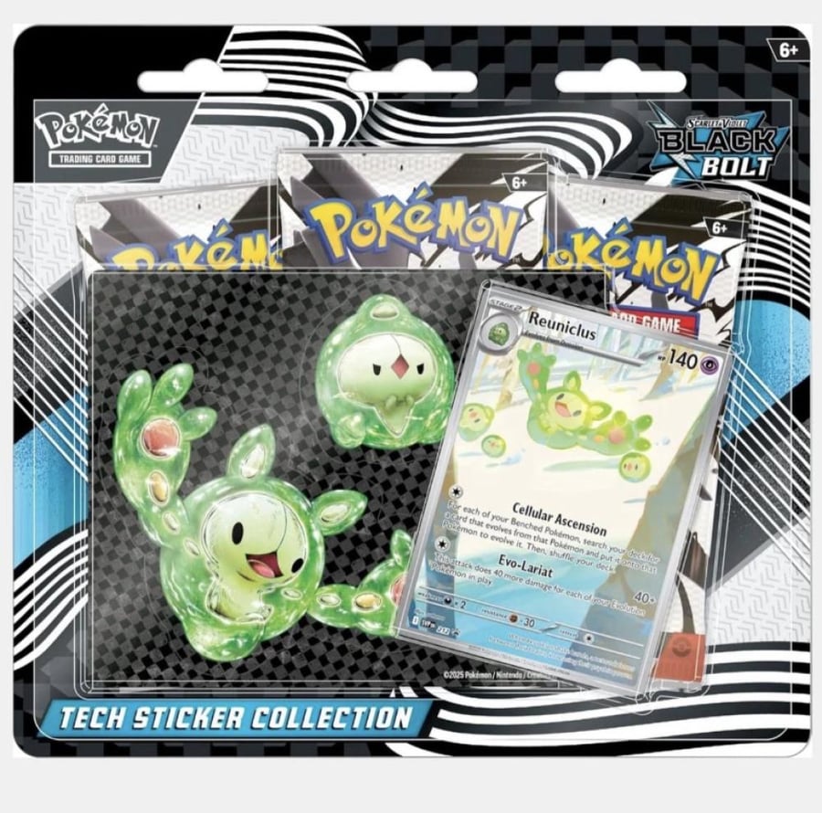 pokemon TCG - 1BLACK BOLT - TECH STICKER COLLECTION