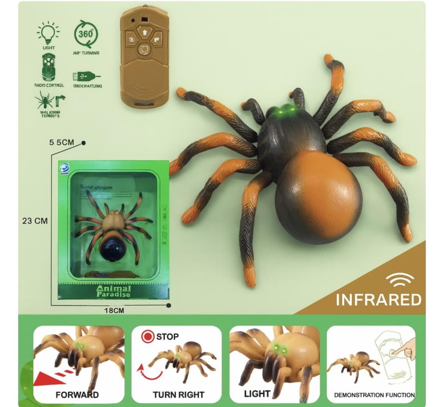 Spider game with control