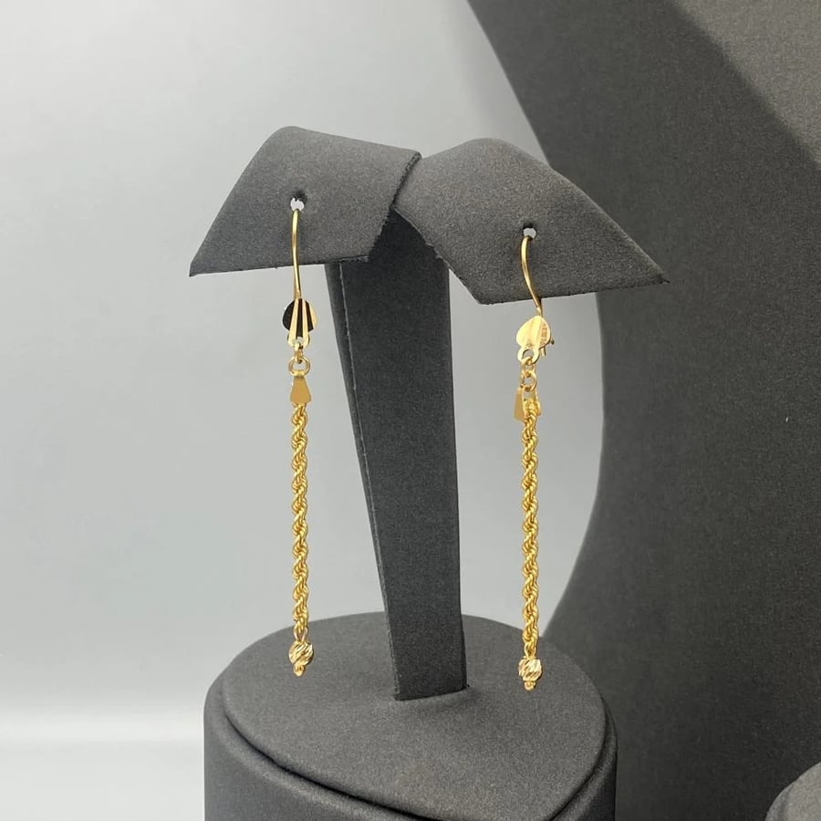 Gold jewelry set 21 karat weight 12 grams