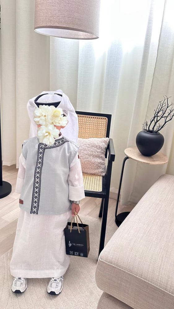 طقم ثوب  مع سديري صيفي