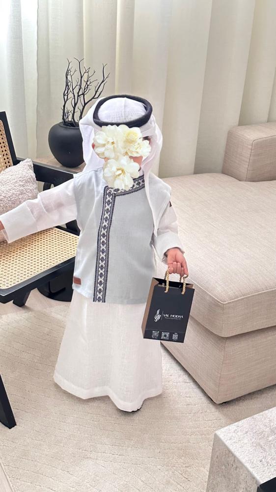 طقم ثوب  مع سديري صيفي