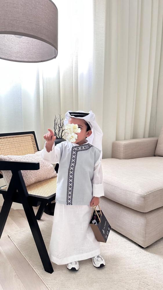 طقم ثوب  مع سديري صيفي