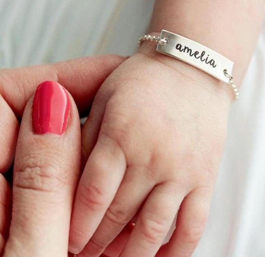 Name bracelet for children