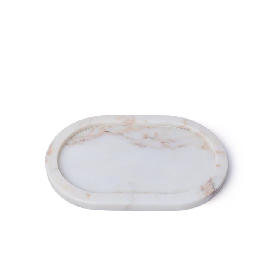 صينية ديكور بيضاوي – Rosa Marble