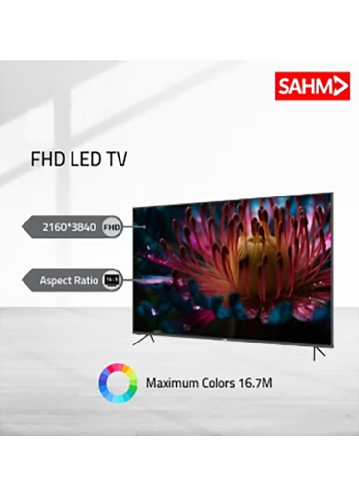 سهم شاشة LED، مقاس 50 بوصة ، ANDRIOD 13 ، SMART 4K، UHD ، م/ SHM-50LPS