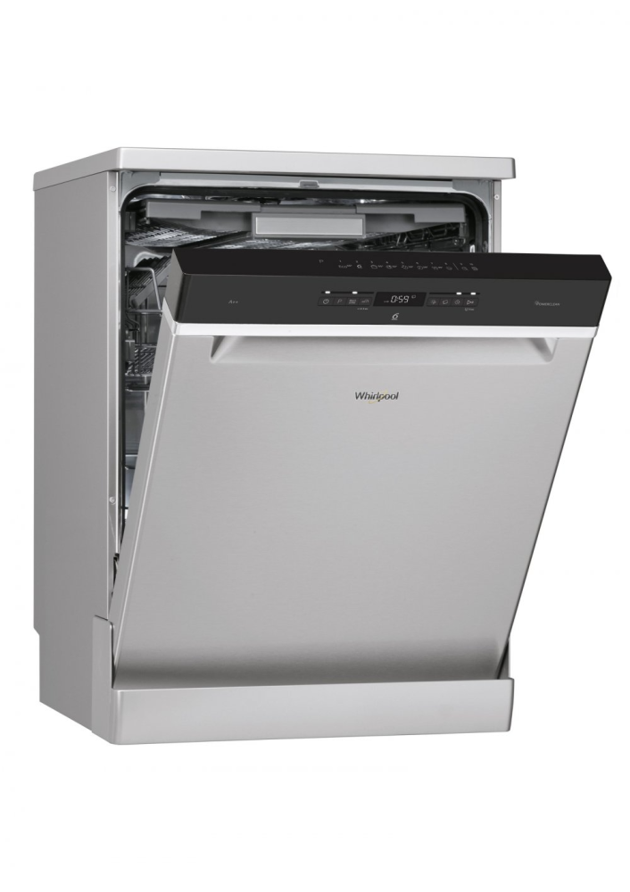 ويرلبول غسالة صحون ، دورين ، 3 ارفف ، 14 مكان ، 10 برامج ، سيلفر ، بولاندي - WFO3T133PLX60HZ