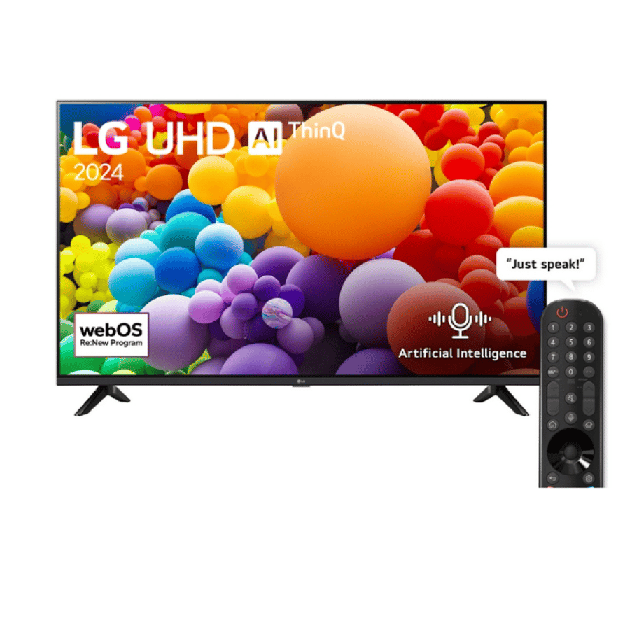 ال جي شاشة LED ، مقاس 43 بوصة،، بنظام WebOS الذكي و AI ThinQ ،  UHD 4K ،مع جهاز تحكم سحري - 43UT73006LA(AE)