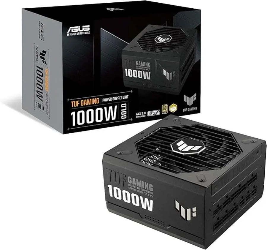 Power Triangle: ASUS TUF Gaming RTX 5080 16GB graphics card + LC II 360 ARGB cooler + 1000W Gold power supply