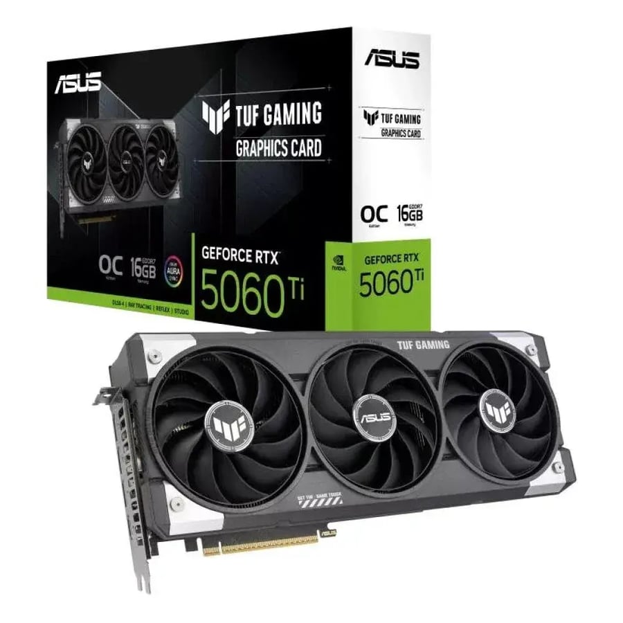 ASUS TUF Gaming GeForce RTX 5060 Ti OC Edition 16GB GDDR7 graphics card