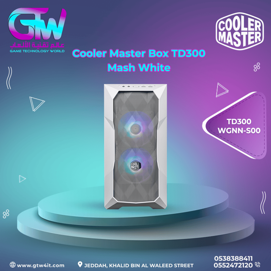 Cooler Master BOX TD300 Mash White