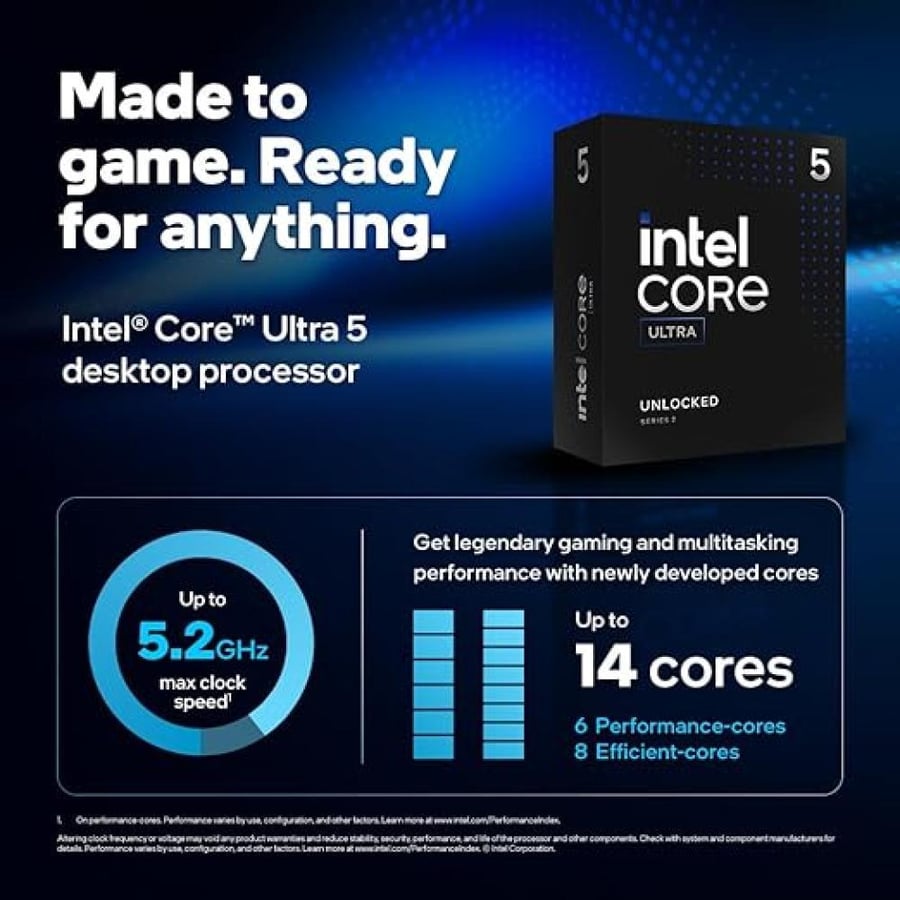 Intel® Core™ Ultra 5 245K Processor - High Performance & Speed