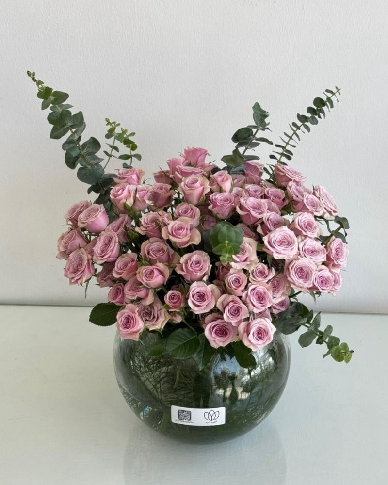 The purple vase
