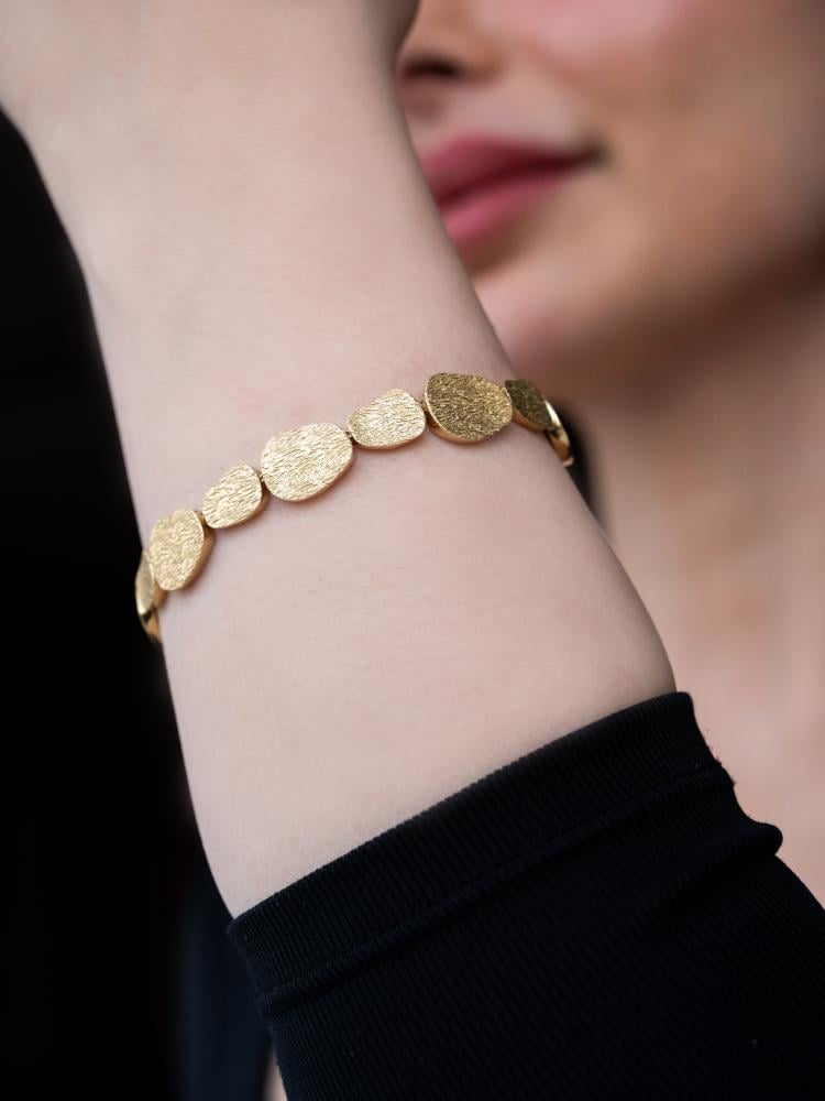 Gold yellow falling bracelet (12.48 grams - 18 karat) BR50788