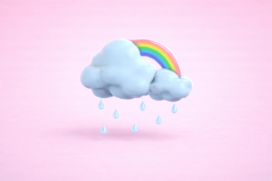 Raincloud hat