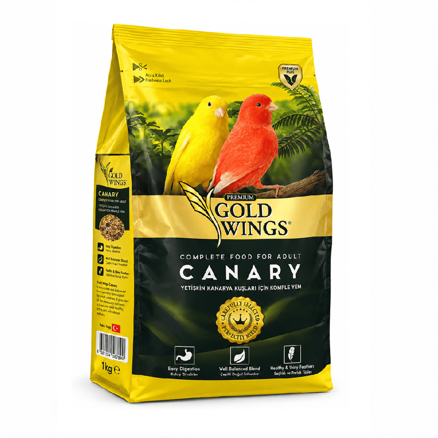 جولد وينجز طعام كناري  1KG