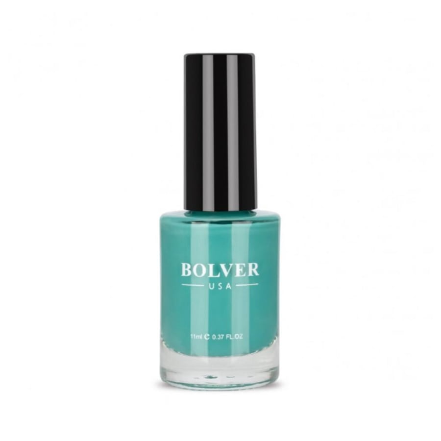 Turquoise nail polish powder 708