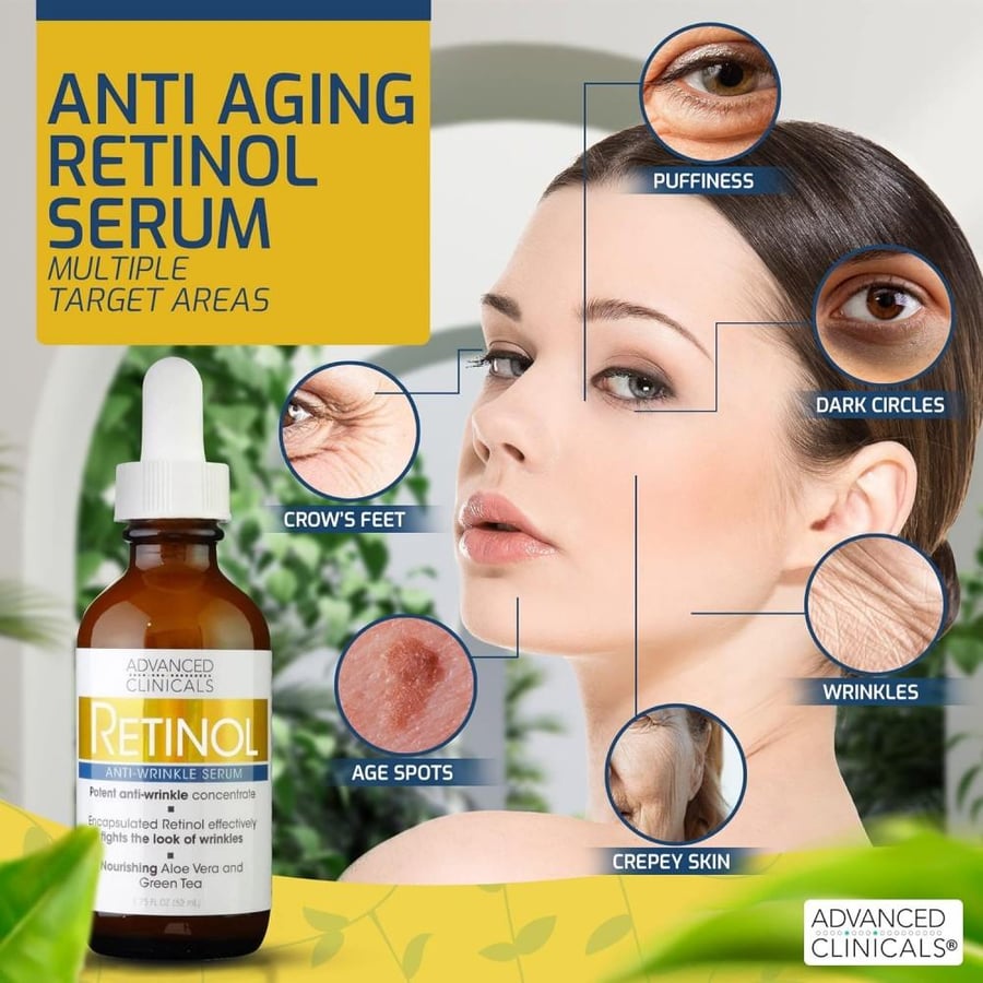 Advanced Clinicals Retinol Serum 52ml