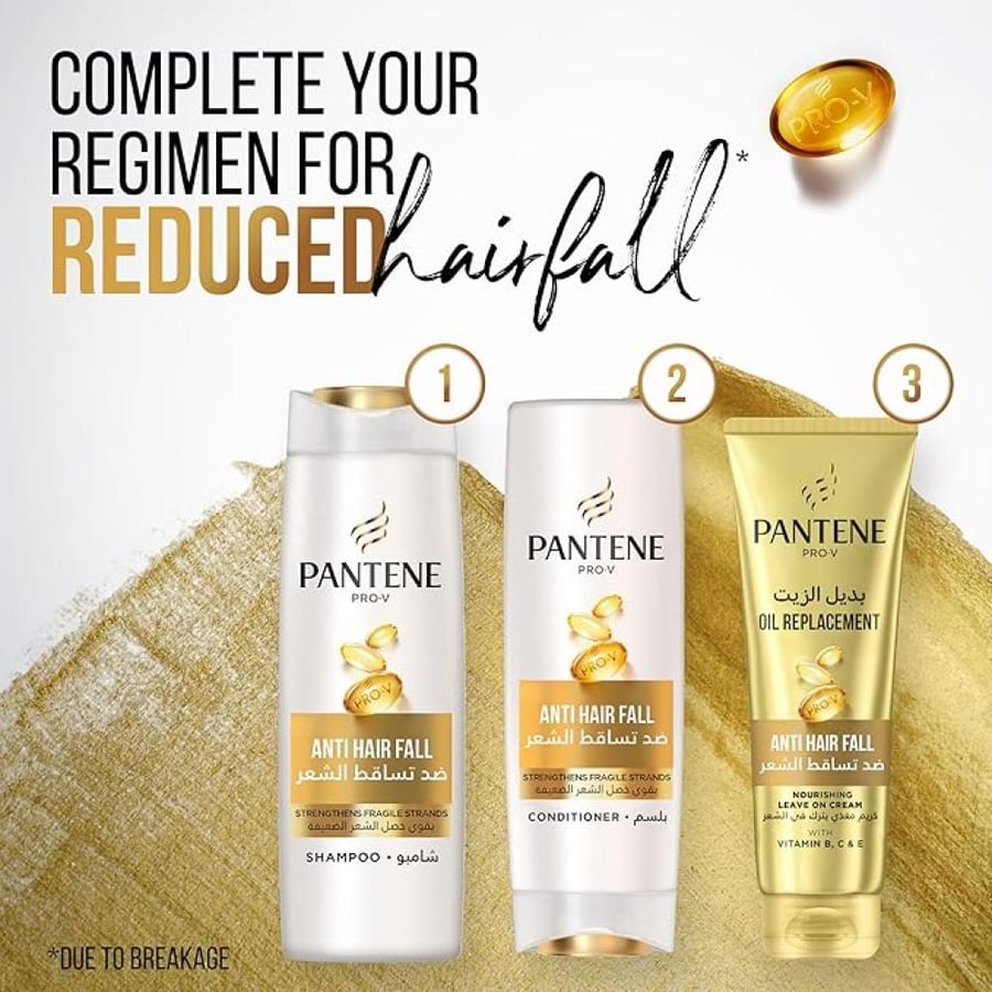 Pantene shampoo against hair fall 390 ml
