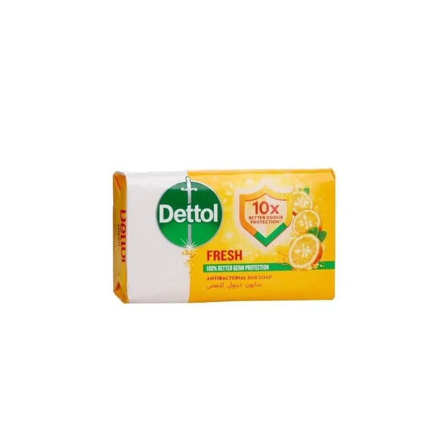 Dettol refreshing lemon soap bar 165 g