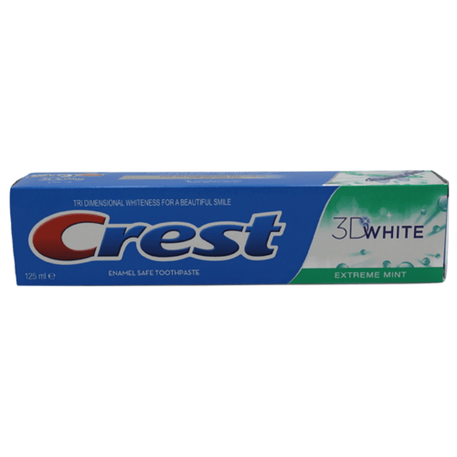 Crest Toothpaste White 3D Mint Strength 125 ml