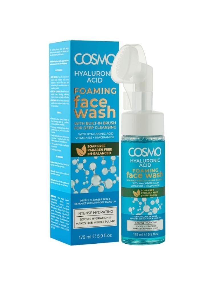 Cosmo foaming cleanser hyaluronic acid with brush 175ml