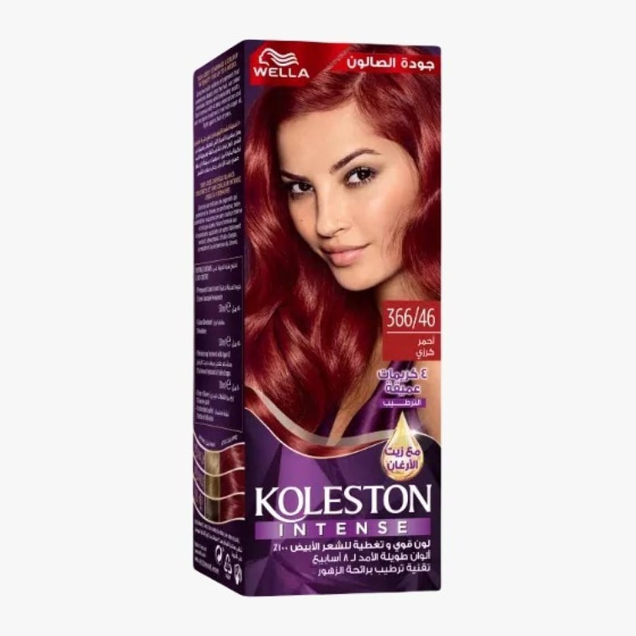 Wella Colorista hair dye, cherry red color 366/46