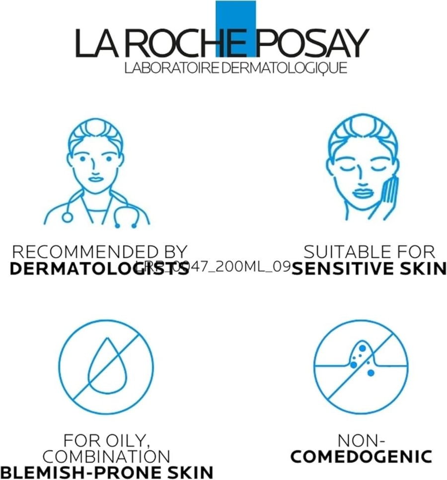 La Roche-Posay Effaclar Gel Face Cleanser Micro-Exfoliation 200 ml