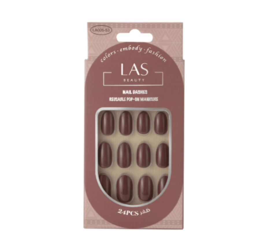 Artificial nails, adhesive, number 53, from Las Beauty