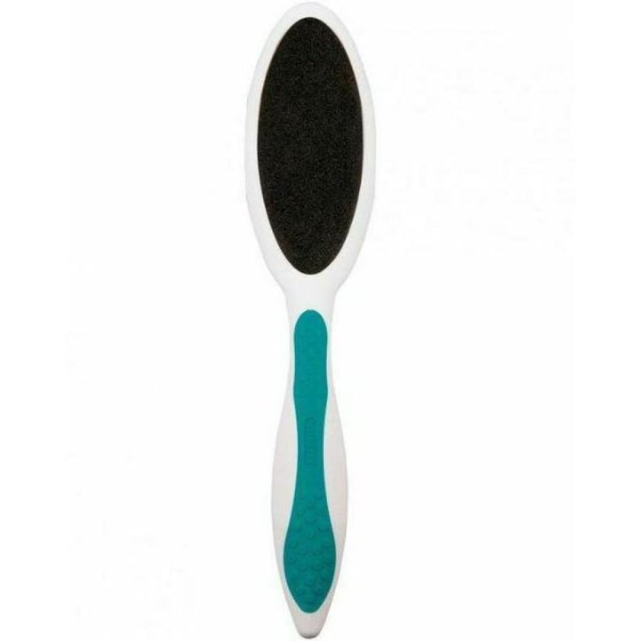 A foot scraper with two sides, soft and rough, 22 cm