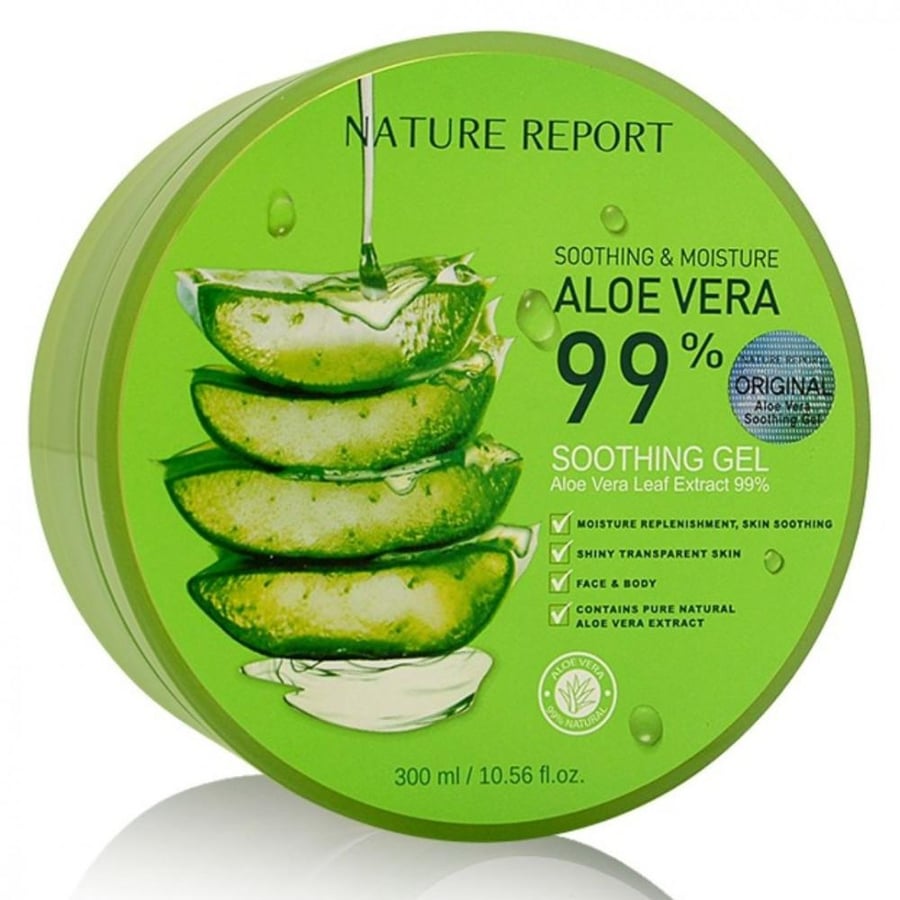 Pure natural aloe vera 99% for skin moisturizing 300 ml