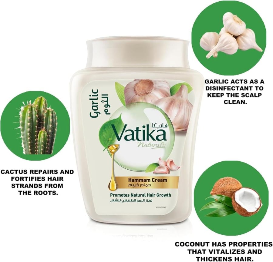 Vatica hair oil bath with garlic extract 1000 ml