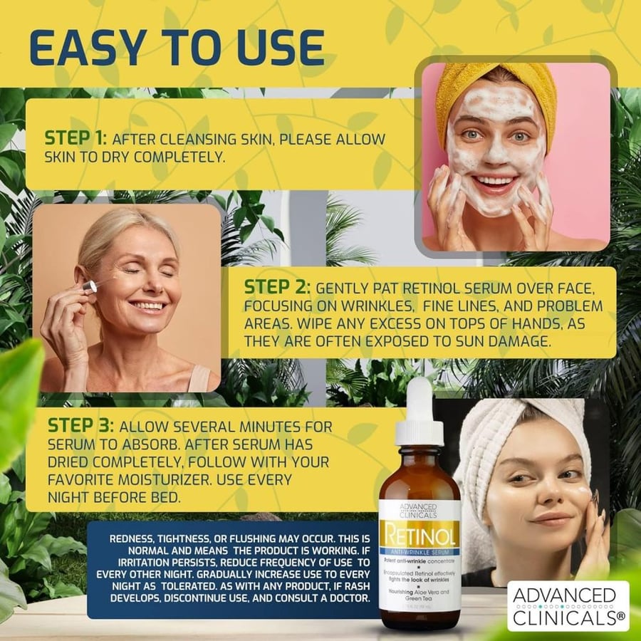 Advanced Clinicals Retinol Serum 52ml