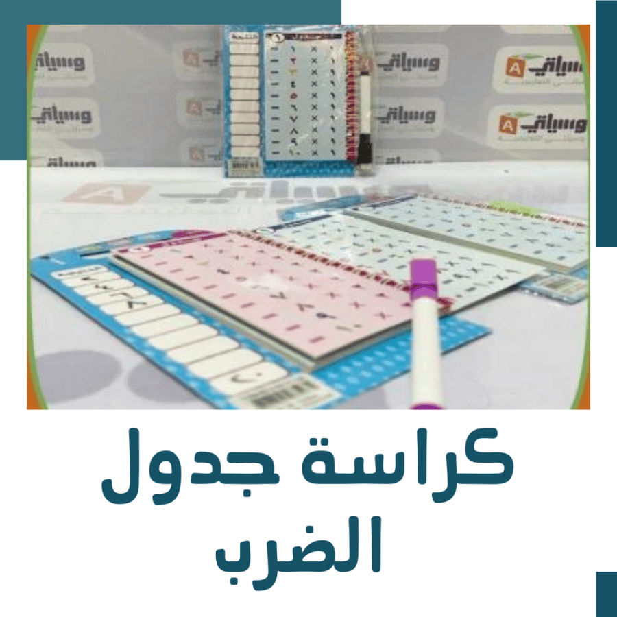كراسة جدول الضرب