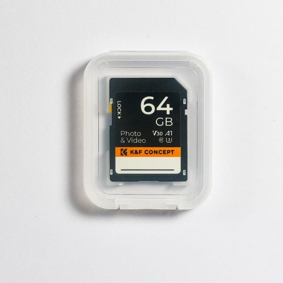 K&F Concept 64GB memory card U3 V30 read speed up to 90MB/s, 4K UHD