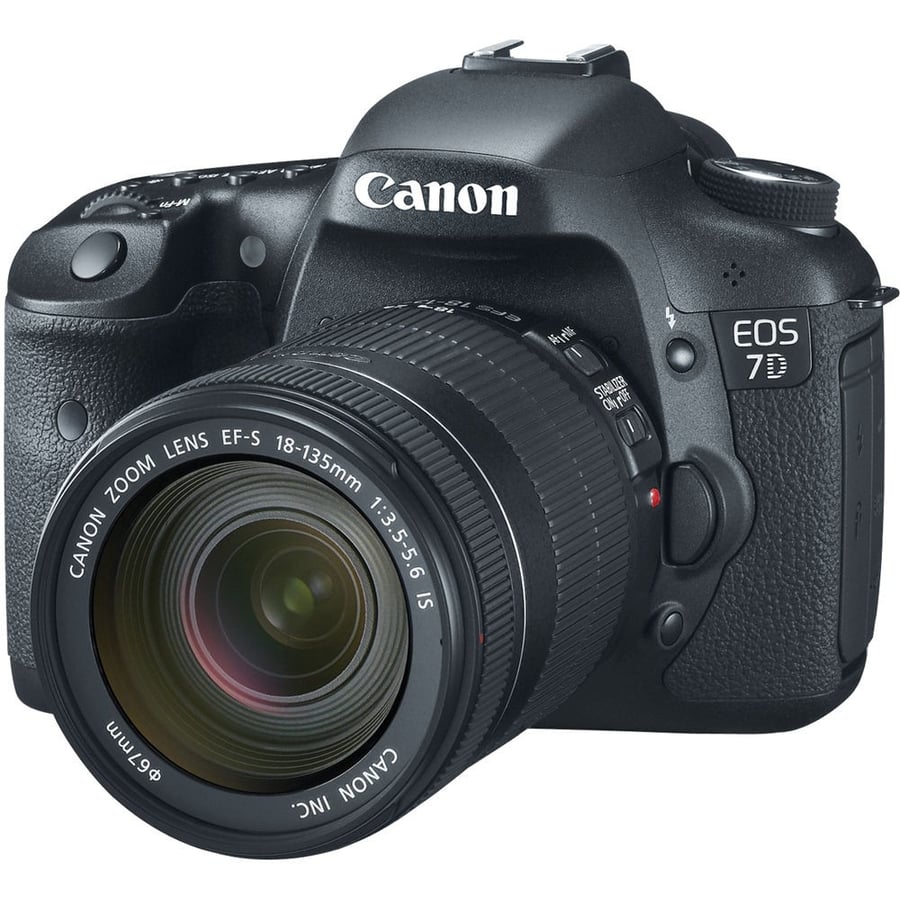 Canon EOS 7D Mark II DSLR Camera with 18-135mm f/3.5-5.6 IS USM Lens Kit