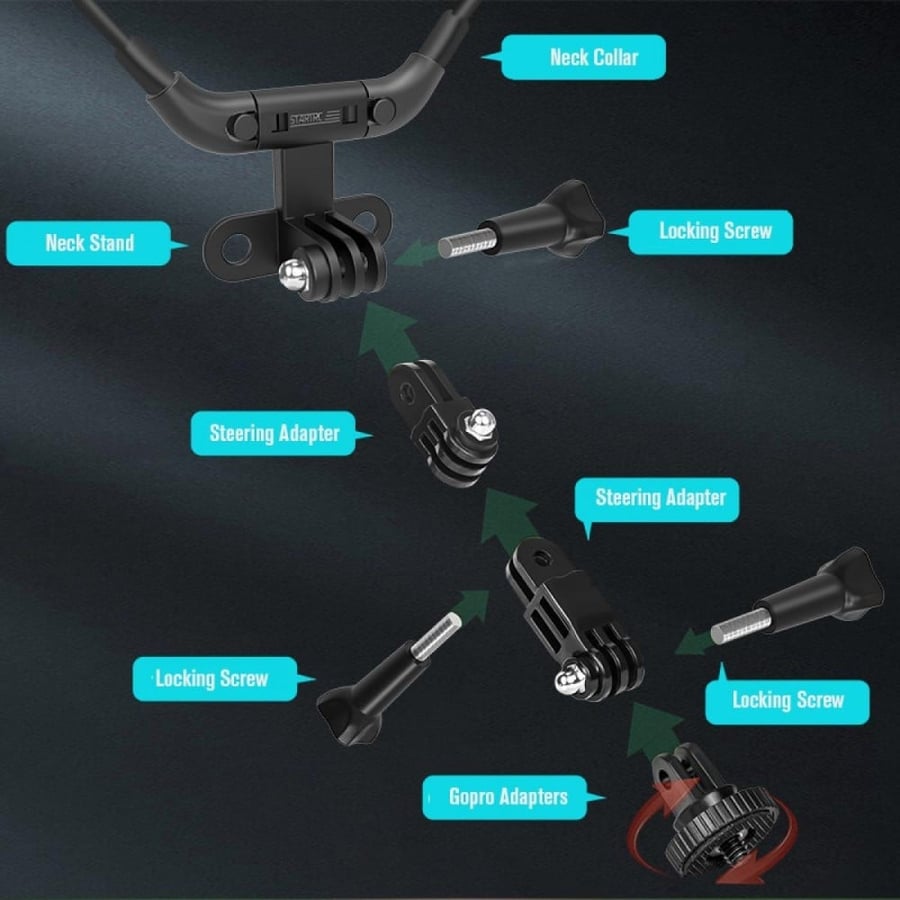 K&F Concept Selfie Neck Mount for Action Cameras