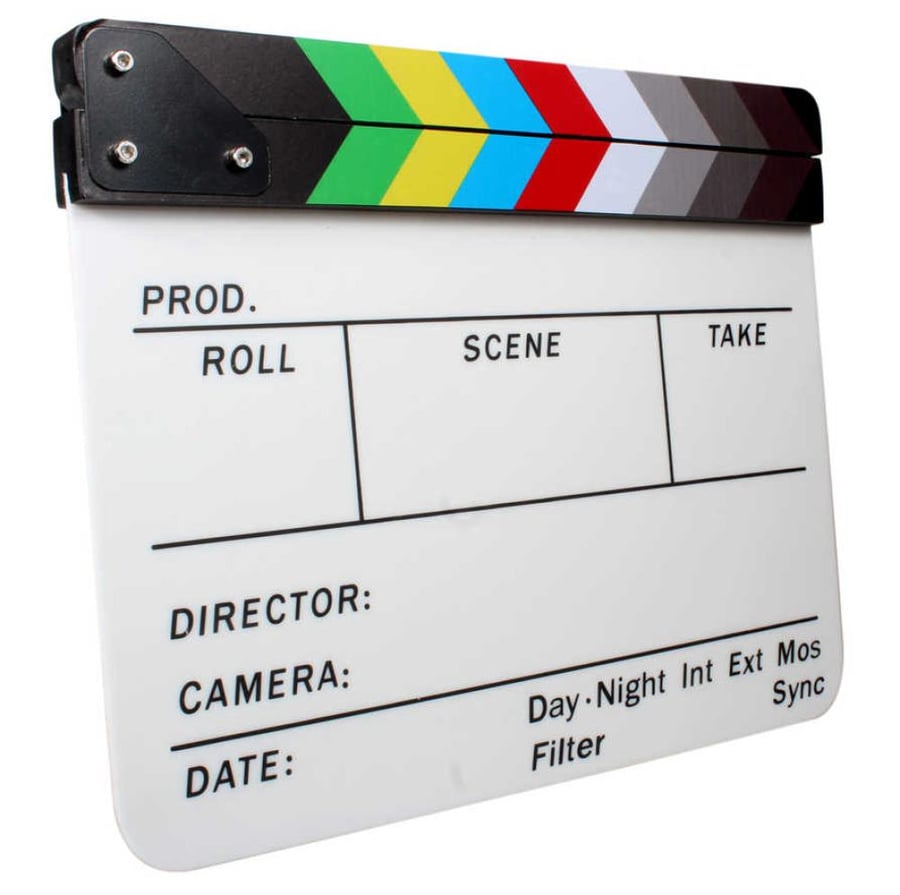 CA-FCB Colorful Film Clapboard