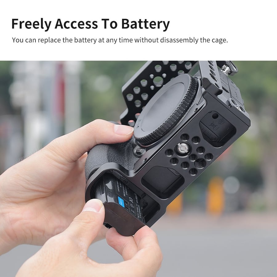 KingMa Z6-RC Aluminium Alloy Camera Cage for Nikon Z6/Z6Ⅱ/Z7/Z7Ⅱ Camera