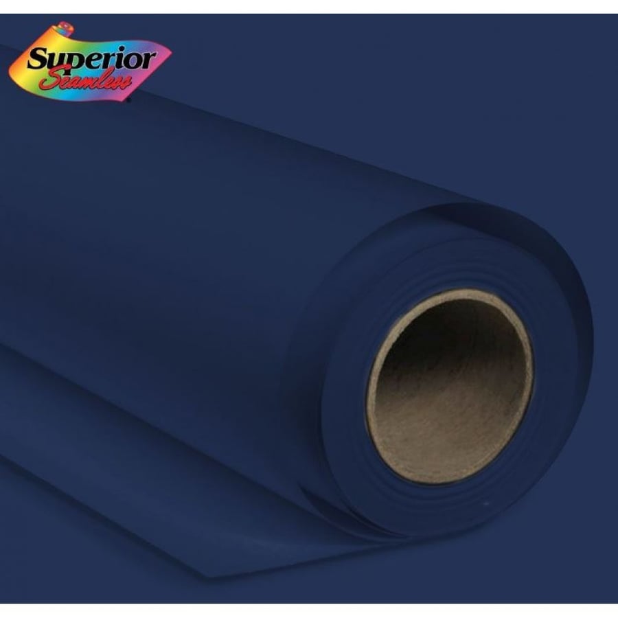 Superior Seamless Photography Background Paper, #01 Deep Blue (1.35m x 11m)