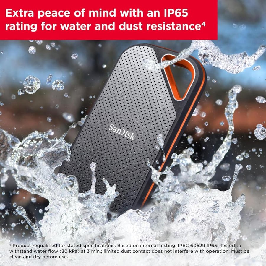 SanDisk Extreme PRO Portable SSD 2TB SDSSDE81-2T00-G25