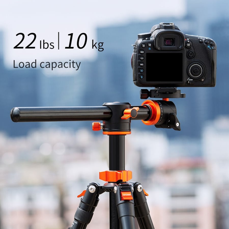 K&F Concept SA254T2 Lightweight Aluminum Compact Tripod
