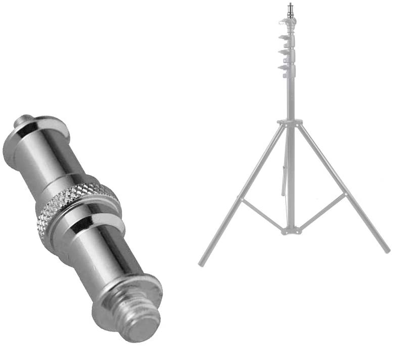 Standard 1/4 To 3/8 Inch Spigot Stud Adapter Camera Screw