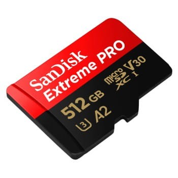 SanDisk Extreme PRO 512GB 200/140MB/s microSDXC A2 C10 V30 UHS-I U3