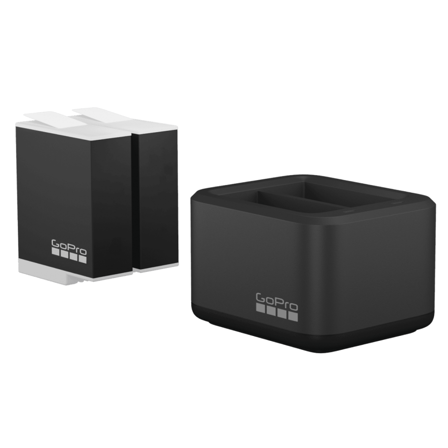 GoPro Dual-Battery Charger with Two Enduro Batteries for HERO9/10/11 Black