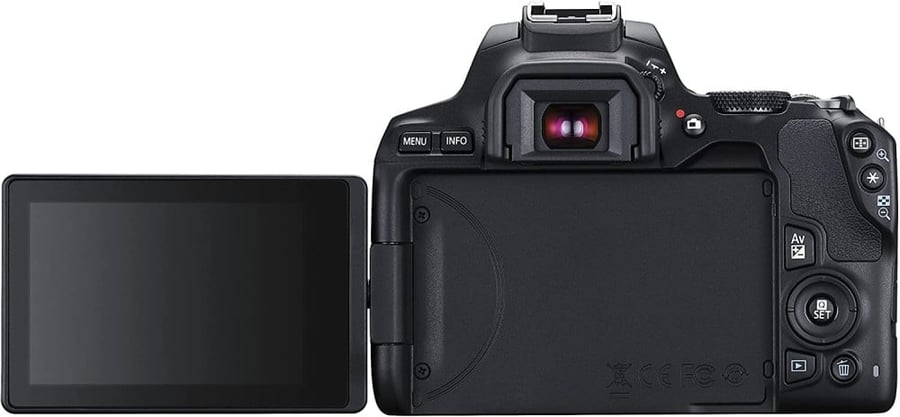 كاميرا كانون EOS 250D DSLR مع عدسة EF-S 18-55mm f/4-5.6 IS STM - أسود
