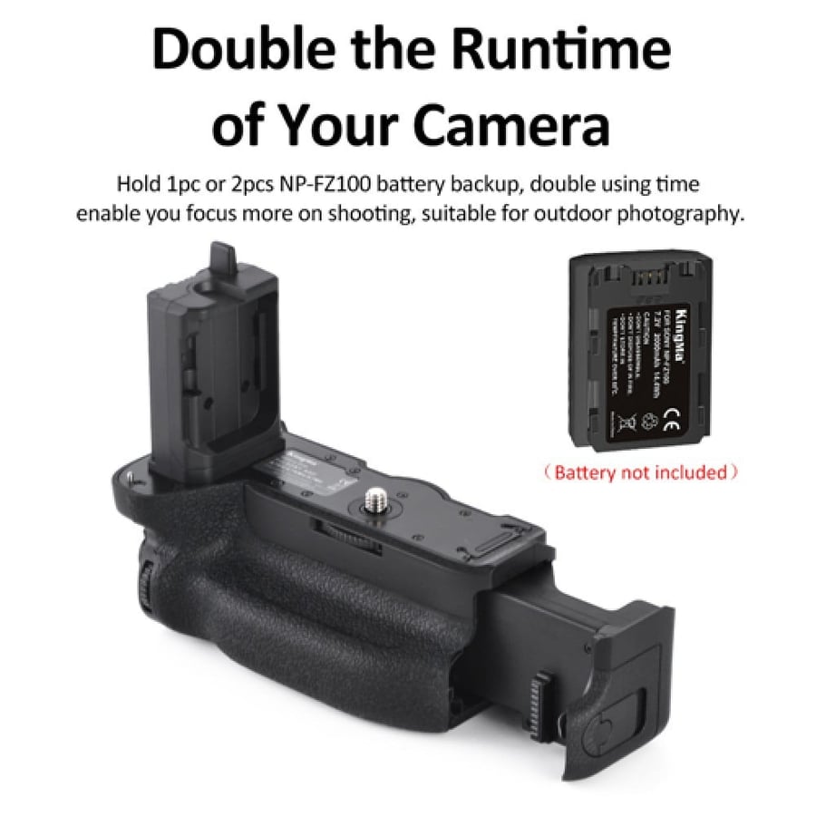 KingMa VG-C4EM battery grip for Sony A7R4 camera